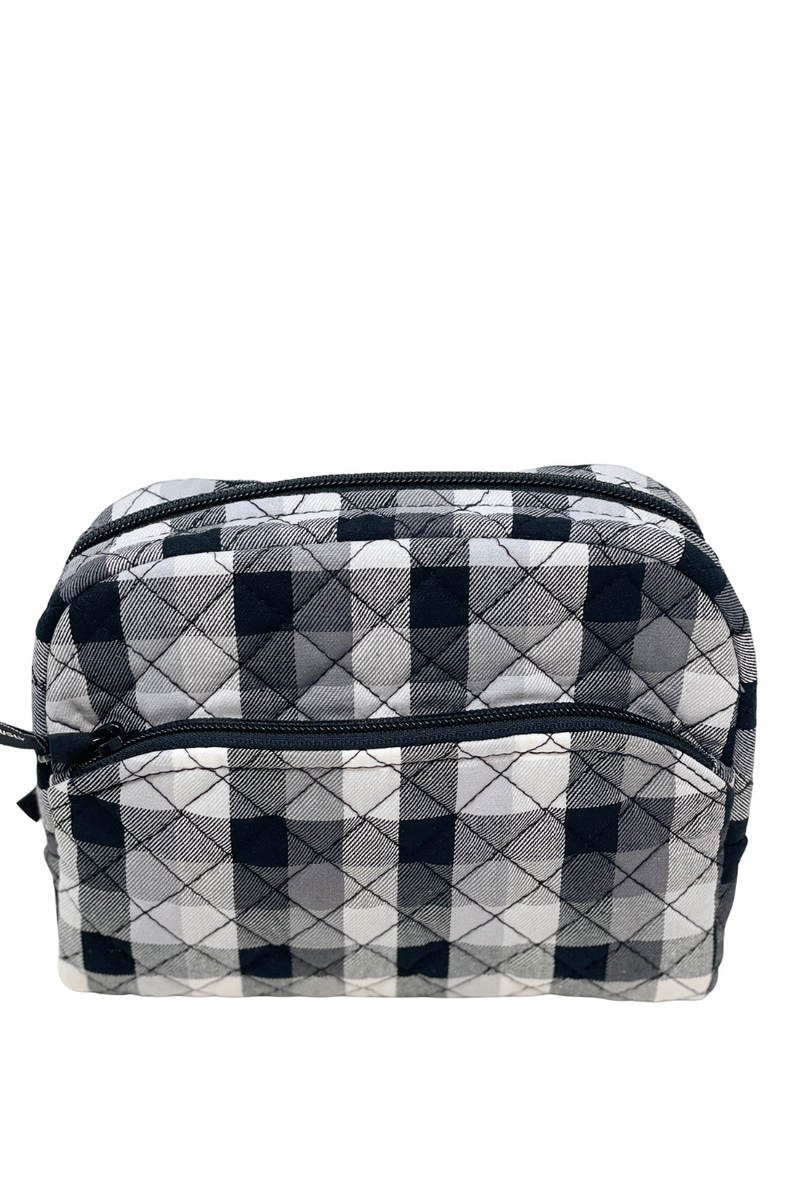 Vera Bradley Medium Cosmetic Kingbird Plaid