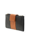 Camryn Colorblock Wallet Crossbody Black/Chicory