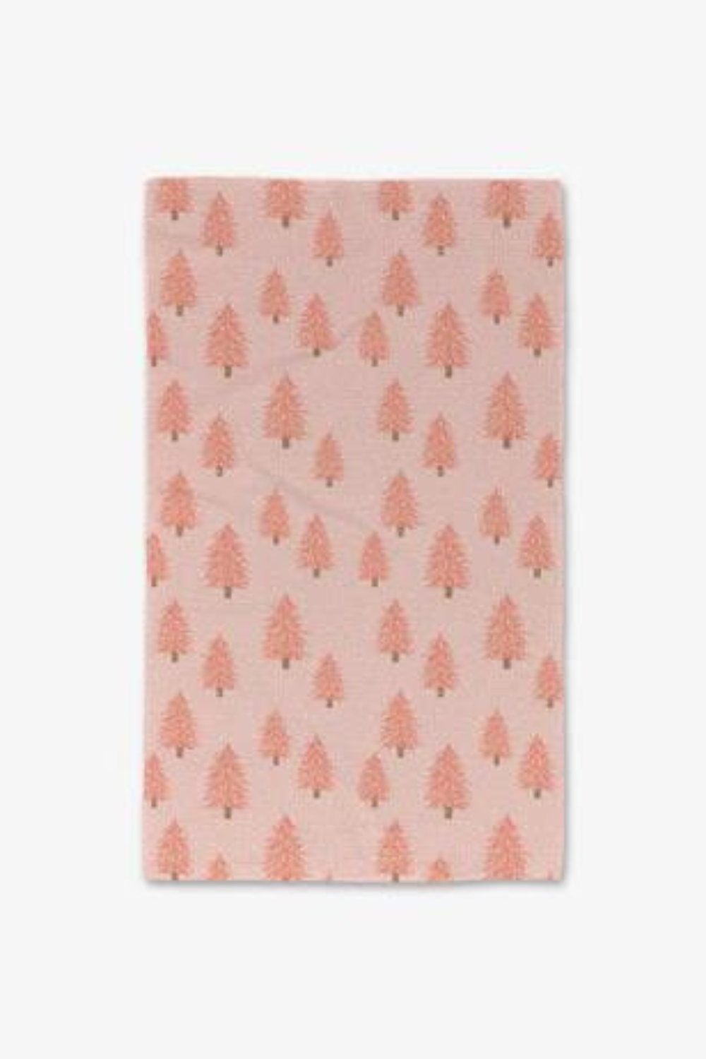 Pink Christmas Geometry Luxe Hand Towel