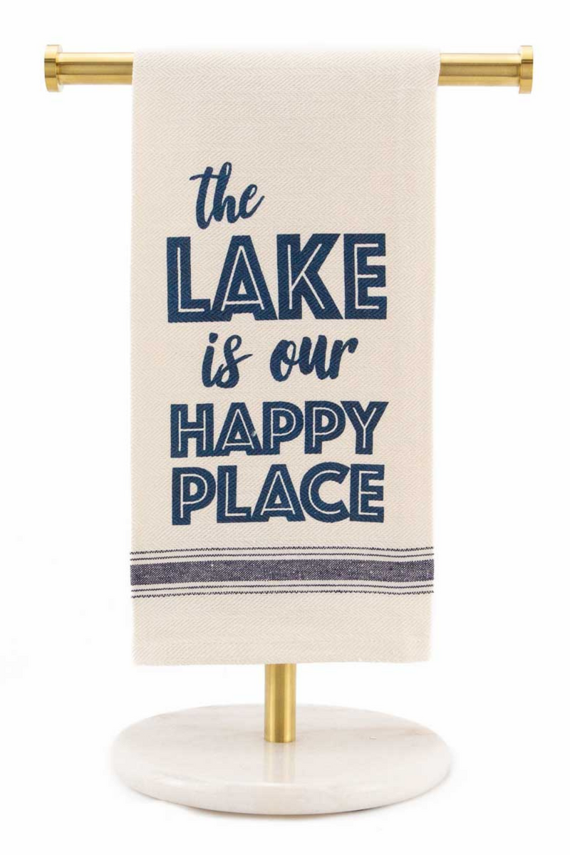 Lake Is Our Happy Place Hand Towel