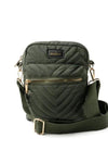 Kedzie Cloud 9 Olive Quilted Crossbody