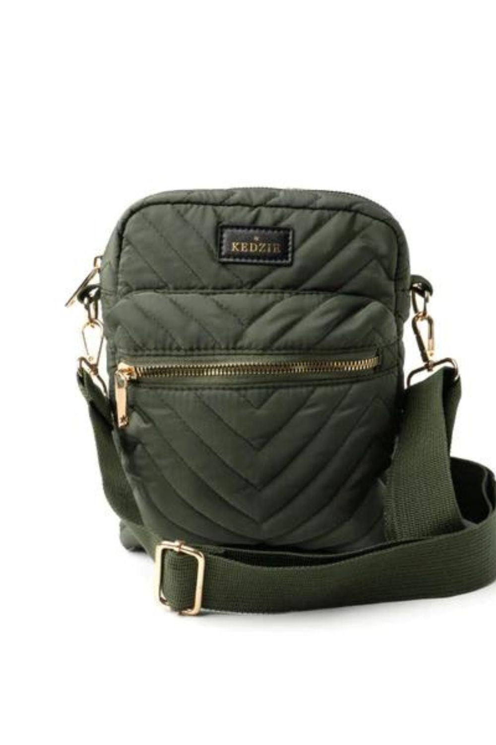 Kedzie Cloud 9 Quilted Crossbody (olive)