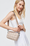 Nude Woven Nylon Crossbody
