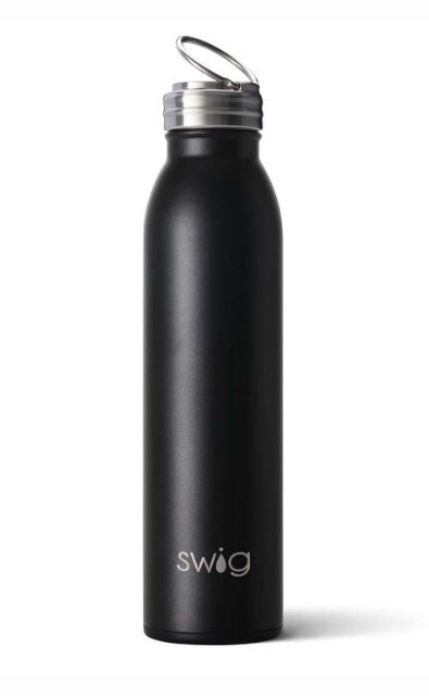 Swig 20 oz Matte Black Bottle
