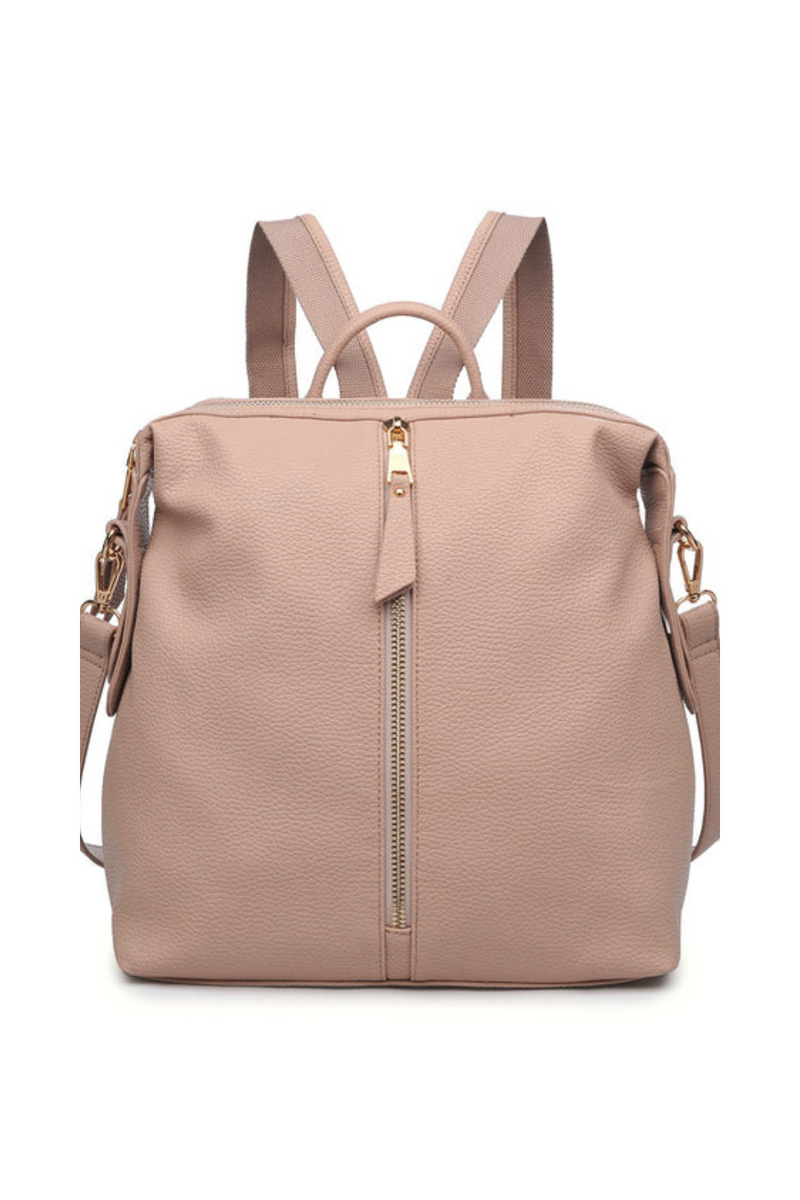 Moda Luxe Brette Convertible Leather Backpack, Women's, Light Blush, Size One Size, Handbags