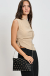 Ramona Grommet Crossbody | Black