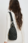 Regina Studded Sling Backpack | Black