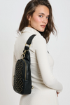 Regina Studded Sling Backpack | Black