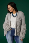 Sidra Loop Knit Cardigan | Grey