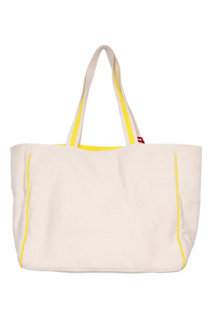 Softball Oversized Happy Face Canvas Tote Bag | PREORDER