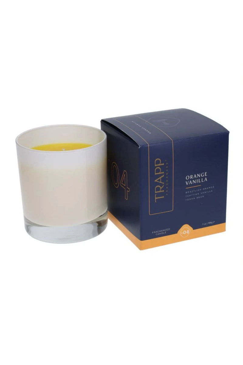 Trapp 7 oz Poured Candle | No. 4 Orange Vanilla