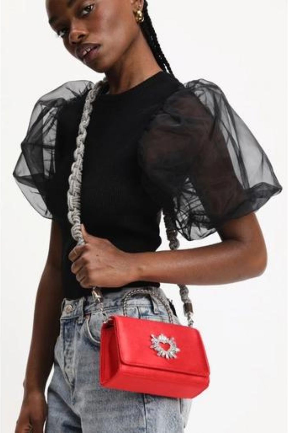 Sparkling Visions Crystal Rhinestone Shoulder Strap