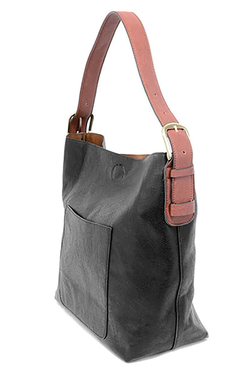 Black & Cedar Hobo Handbag