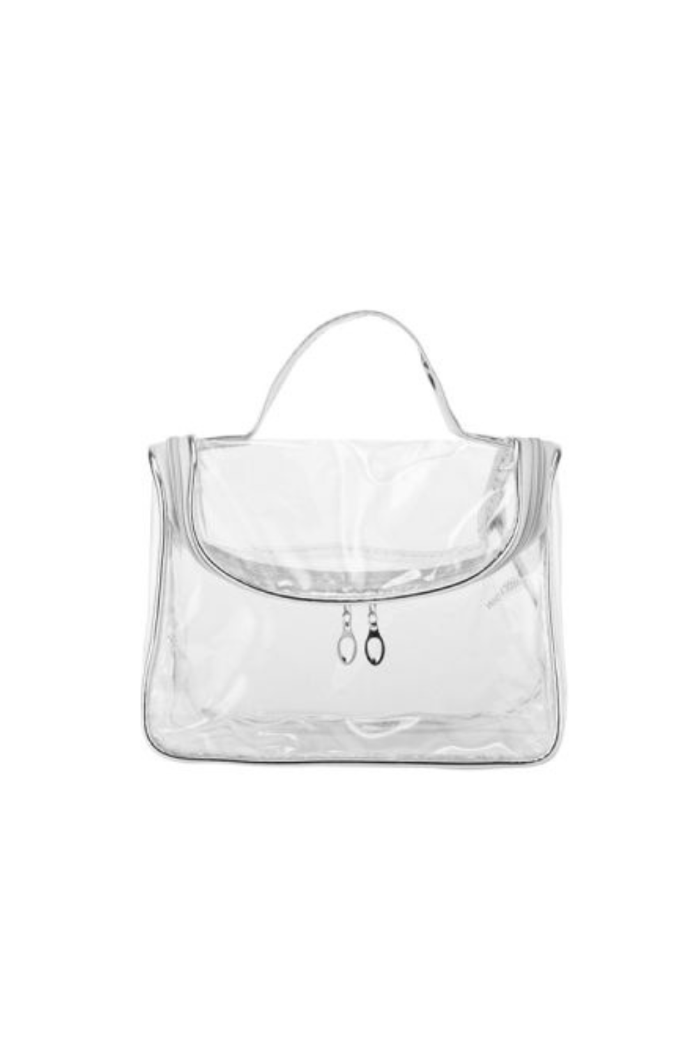 Silver Trim Cosmetic Bag