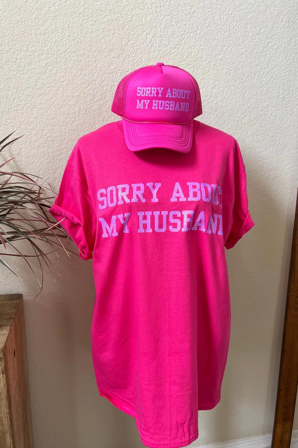 Pink Sorry About My Husband T-Shirt