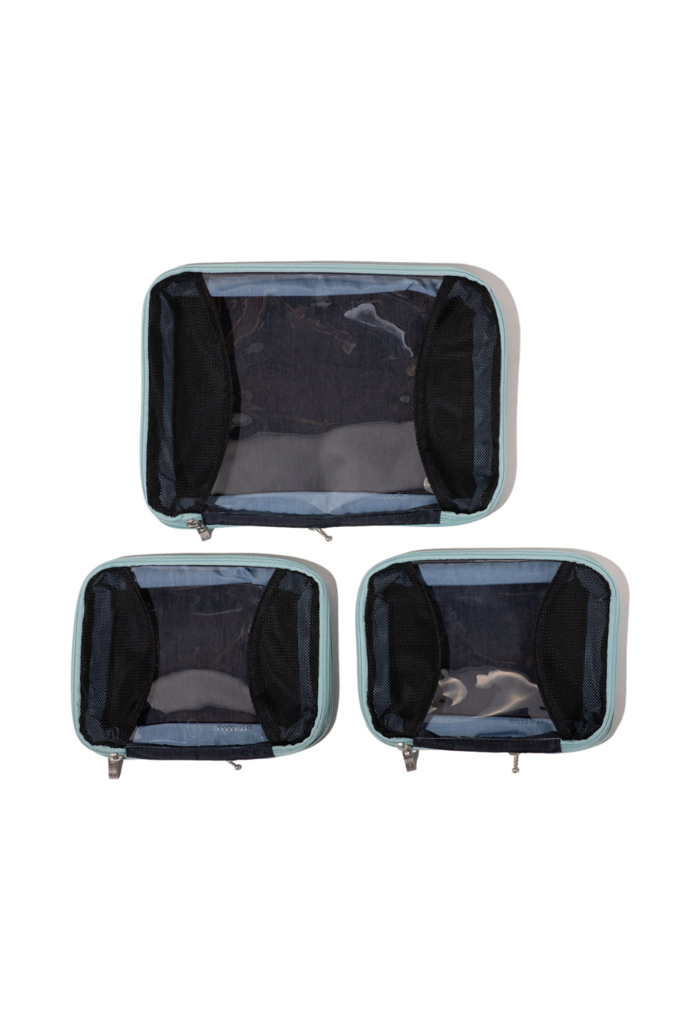 Baggallini Compression Packing Cubes | French Navy Color Block