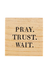 Pray Trust Wait | Treasure Box Earrings