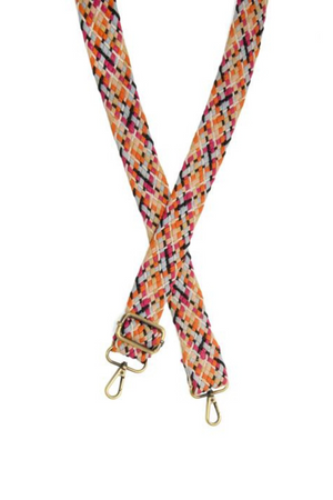 Multi Color Twilled Woven Guitar Strap 1.5" - PREORDER