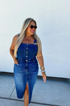 Frankie Denim Overall Dress