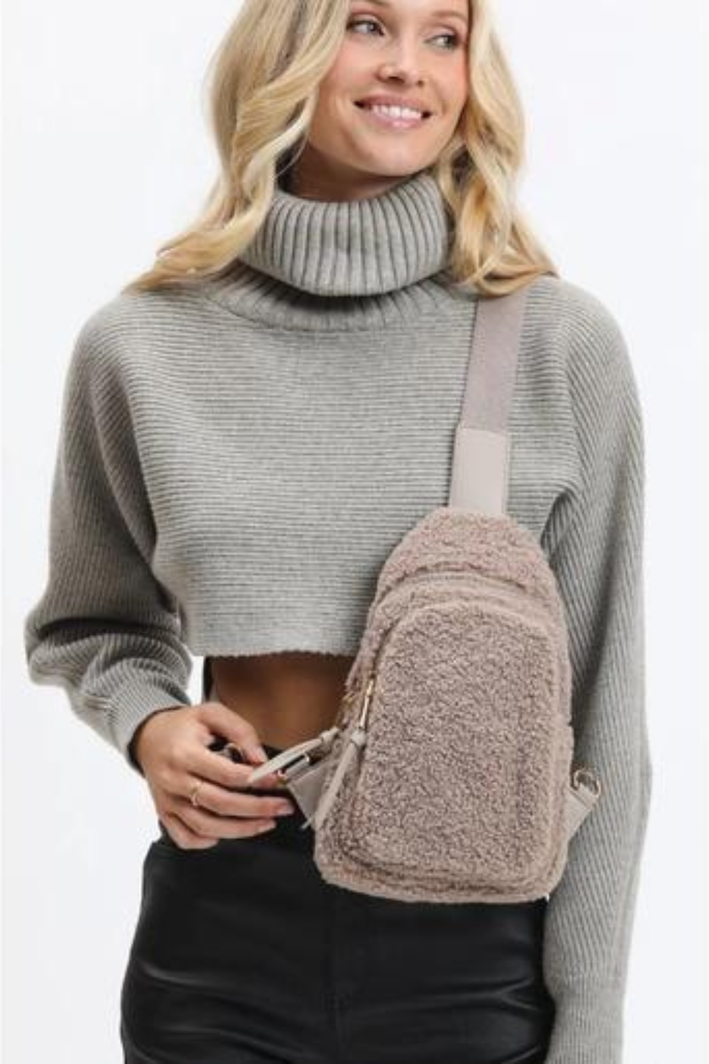 Ace Sherpa Sling Backpack Nutmeg