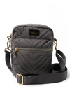 Kedzie Cloud 9 Gray Quilted Crossbody