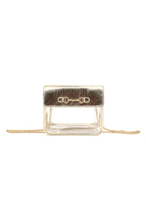 Gold Clear Bag