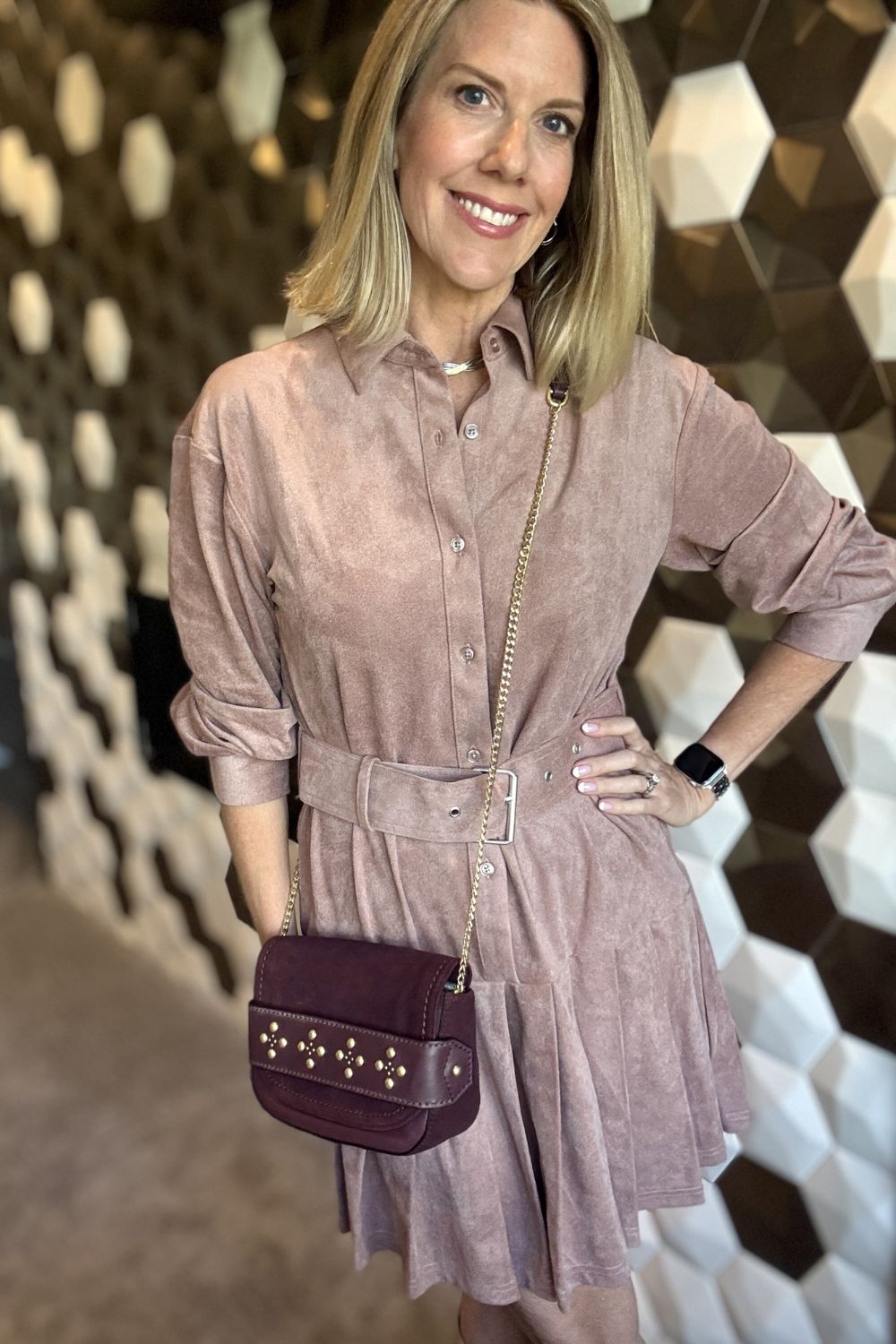 Vera Bradley Carson Mini Saddle Bag