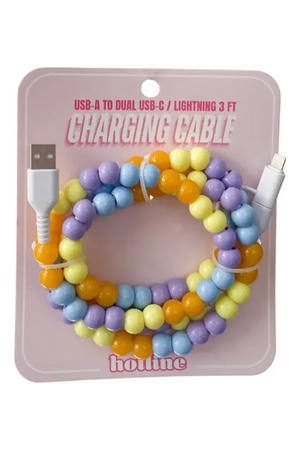 Charging Cable | Yellow & Purple