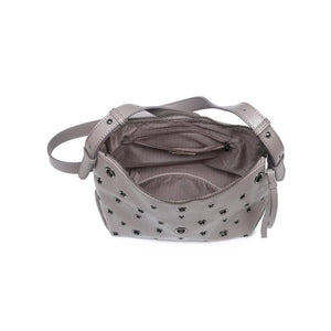 Taran Grommet Crossbody | Grey