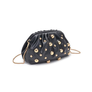 Carey Studded Clutch | Black