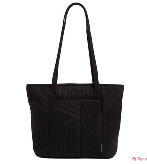 Vera Bradley Small Vera Tote | Black