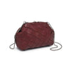 Pauline Woven Crossbody | Burgundy