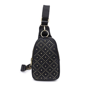 Regina Studded Sling Backpack | Black