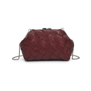 Pauline Woven Crossbody | Burgundy