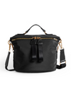 Mariah Chunky Zipper Crossbody | Black