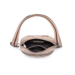 Nude Woven Nylon Crossbody