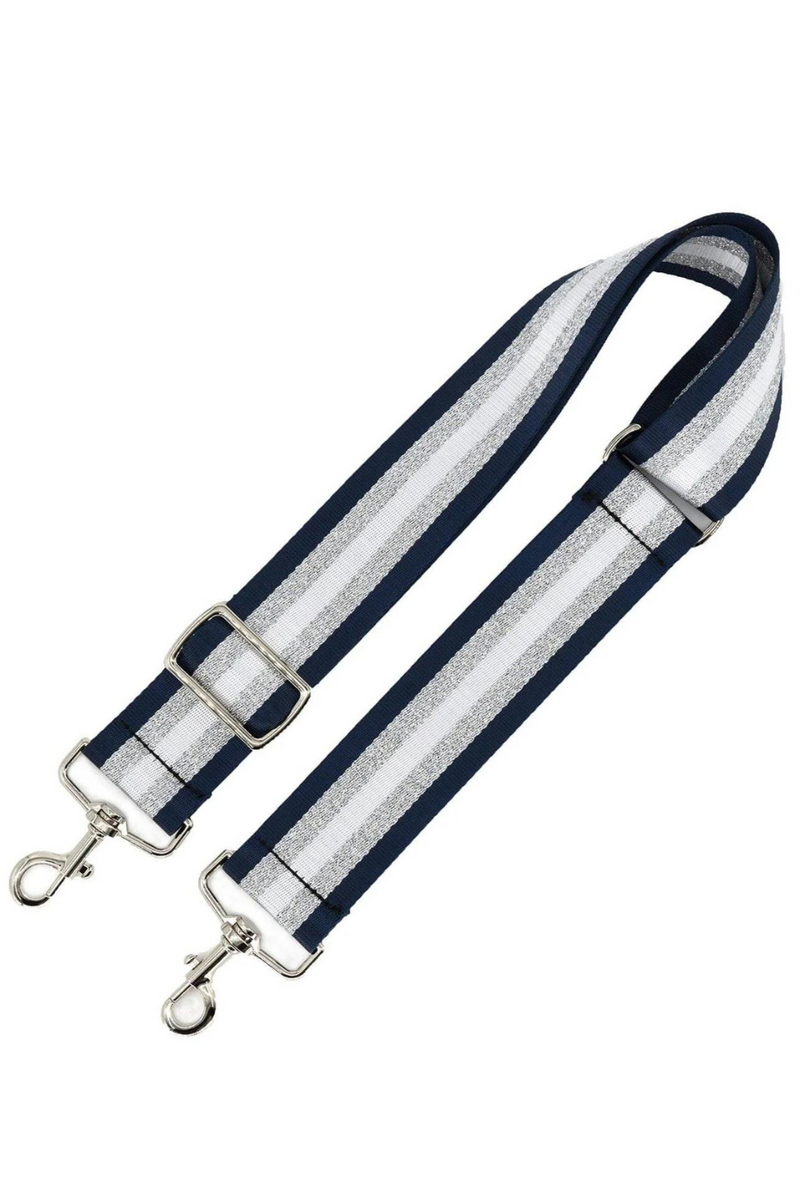 Navy and Silver Adjustable Bag Strap