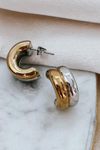 Ebbit Earrings Silver Gold Huggies