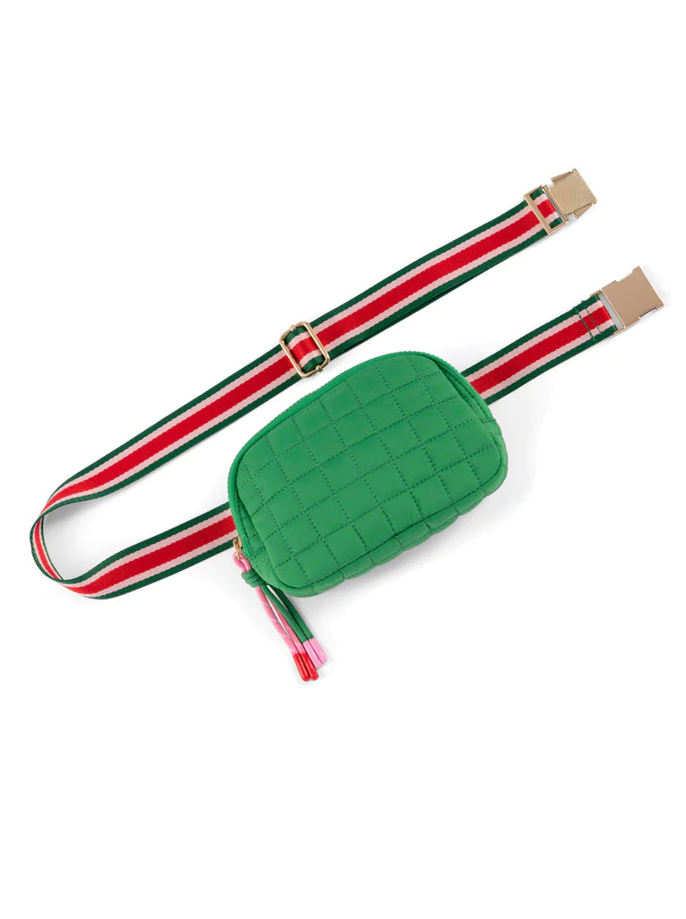 Ezra Quilted Nylon Belt Bag