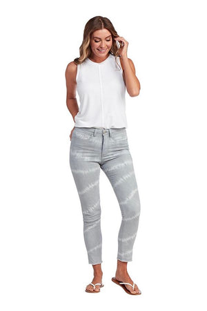 Gray Tie Dye Rory Jeans
