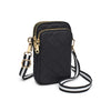Divide & Conquer Black Quilted Crossbody