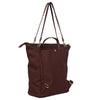 Merlot Convertible Canvas Backpack