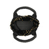 Black and Tan Woven Tote