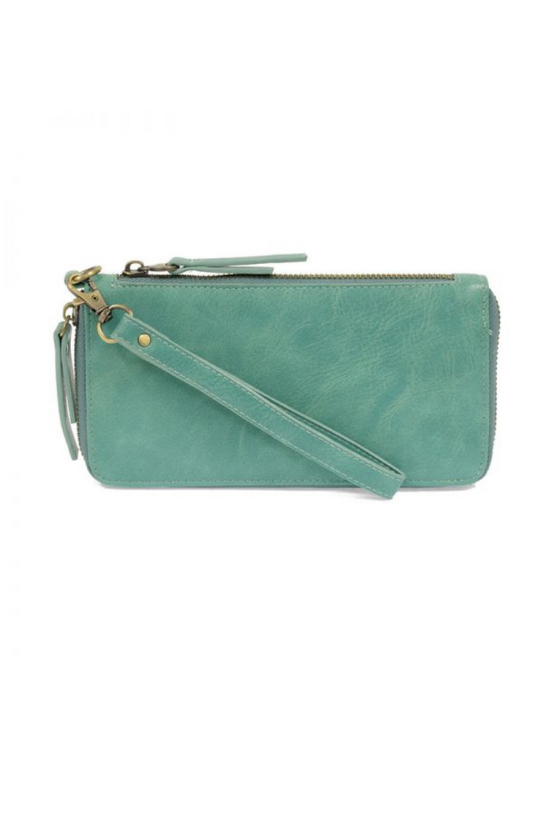 Chloe Zip Around Wallet/Wristlet True Turquoise