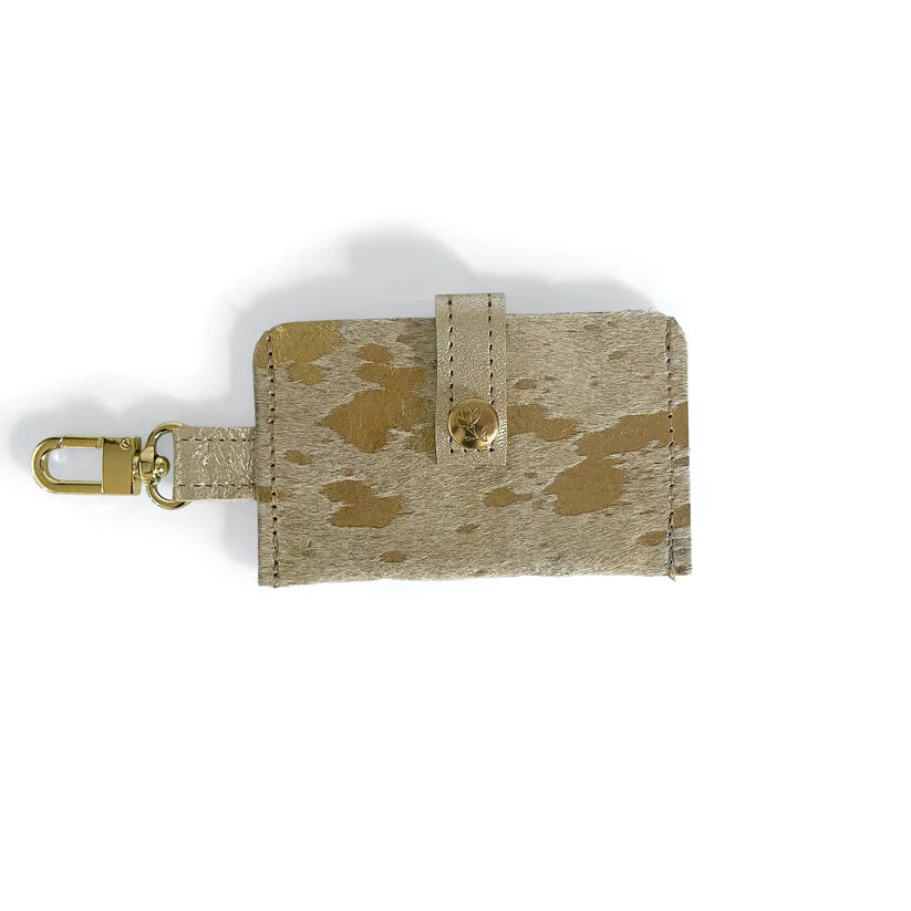 Claire Card Holder Gold