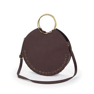 Circle Tote Faux Leather