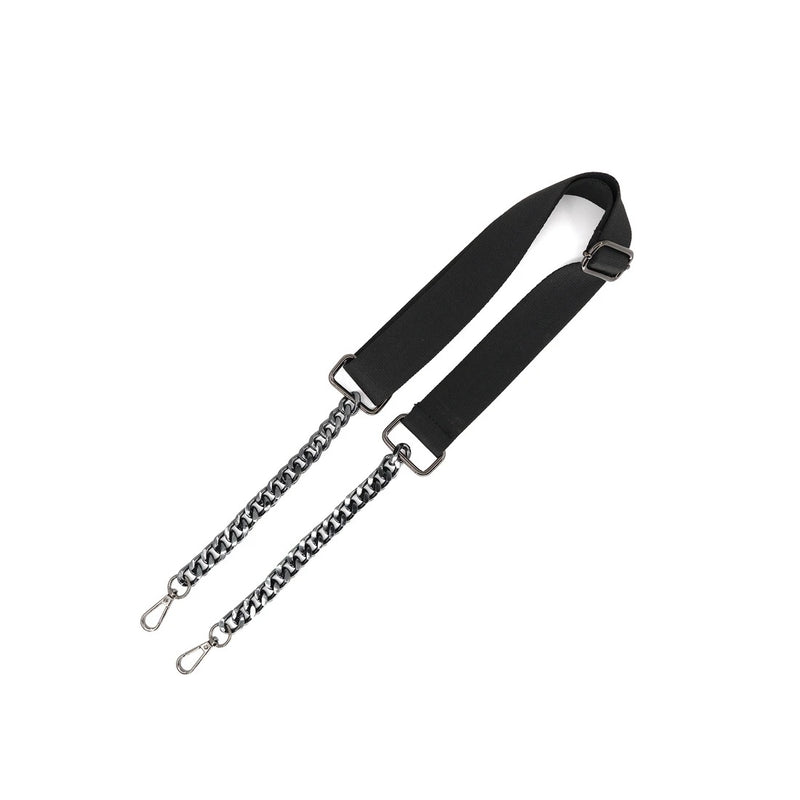 Black and Chain Adjustable Strap