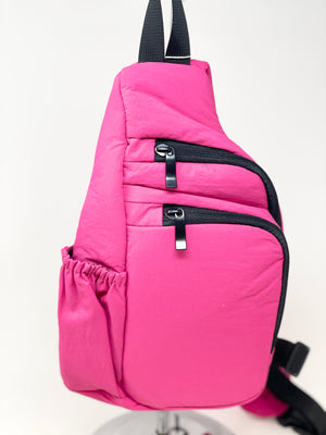 Nylon Sling Bag Orchid