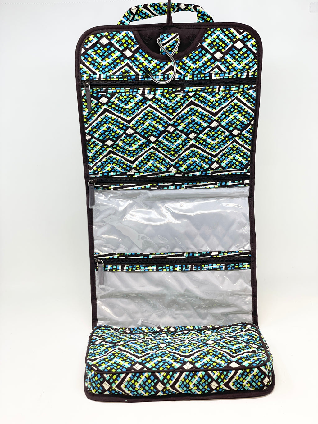 Vera Bradley Quilted Cotton Hanging Travel Organizer