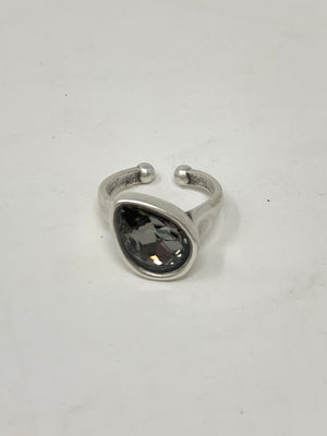 Smokey Sterling Silver Ring
